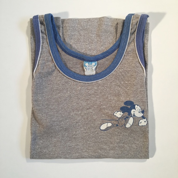 Vintage Disney "Running Mickey" Tank - Picture 1 of 5